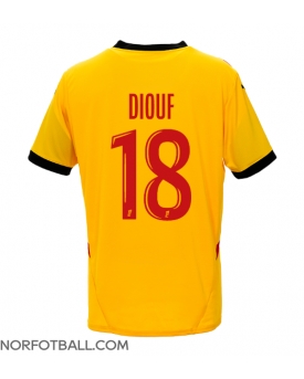 Billige Fotballdrakt RC Lens Andy Diouf #18 Replika Hjemmedrakt 2024-25 Kortermet